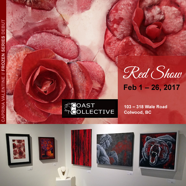2017 Red Show at Coast Collective Gallery